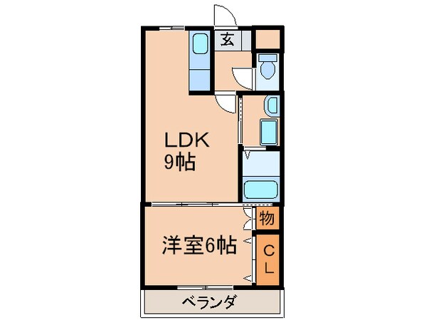 フォンテーヌ二島の物件間取画像